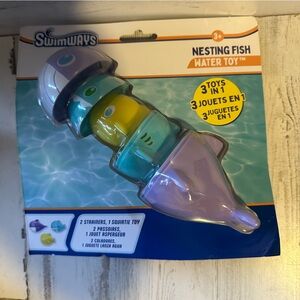 SwimWays Nesting Fish Water Toy Pool & Bath NEW